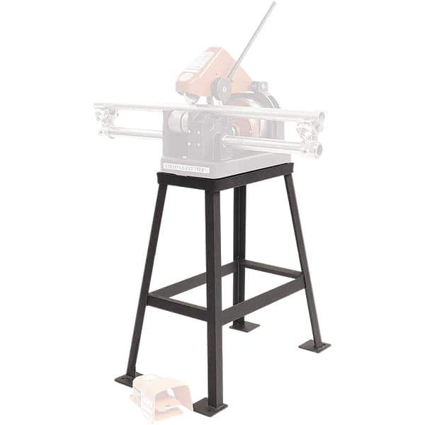 Rothenberger - 5/8" to 4-1/2" Pipe Capacity, Stationary Pipe Stand with Stationary Head - 30" High, 150 Lb Capacity - Exact Tool & Supply