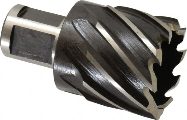 Milwaukee Tool - 1-3/8" Diam x 1" Deep High Speed Steel Annular Cutter - Exact Tool & Supply