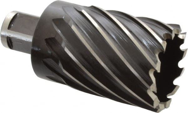 Milwaukee Tool - 1-5/8" Diam x 2" Deep High Speed Steel Annular Cutter - Exact Tool & Supply