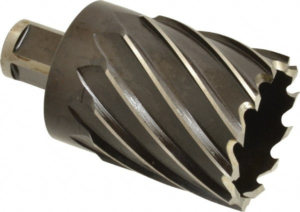 Milwaukee Tool - 1-7/8" Diam x 2" Deep High Speed Steel Annular Cutter - Exact Tool & Supply