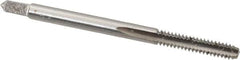 Interstate - #6-32 UNC, 3 Flute, Bottoming, Plug & Taper, Bright Finish, High Speed Steel Tap Set - Exact Tool & Supply