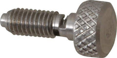 Gibraltar - 10-32, 0.4" Thread Length, 0.104" Max Plunger Diam, 0.5 Lb Init to 3 Lb Final End Force, Knob Handle Plunger - Knurled Knob, 0.46" Body Length, 0.4" Length Under Head/Shoulder, 3/32" Plunger Projection - Exact Tool & Supply
