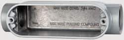 Cooper Crouse-Hinds - 1 Gang, (2) 1" Knockouts, Aluminum Rectangle Outlet Body - 6.44" Overall Height x 1.74" Overall Width x 1.9" Overall Depth - Exact Tool & Supply