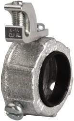 Cooper Crouse-Hinds - 1" Trade, Malleable Iron Threaded Rigid/Intermediate (IMC) Conduit Bushing - Partially Insulated - Exact Tool & Supply