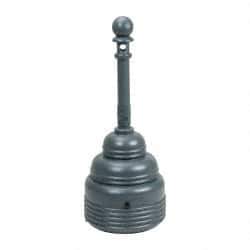 Eagle - 4 Gal Polyethylene Cigarette & Cigar Receptacle - 43-1/4" High - Exact Tool & Supply