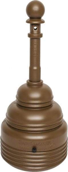 Eagle - 4 Gal Polyethylene Cigarette & Cigar Receptacle - 43-1/4" High - Exact Tool & Supply