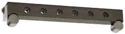 Suburban Tool - 6-1/2 Inch Long x 1 Inch Wide x 0.0001 Inch Center to Center Accuracy, 1-21/32 Inch High, 0.0002 Inch Parallelism, 5 Inch Between Rolls, Sine Bar - Includes Hardened Steel, End Rail - Exact Tool & Supply