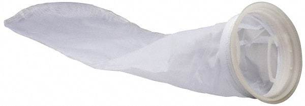 Value Collection - 400 Micron, Size 2, 180 GPM Max Flow, Liquid Bag Filter - 7 Inch Diameter, 32 Inch Long, 5 Sq. Ft. - Exact Tool & Supply
