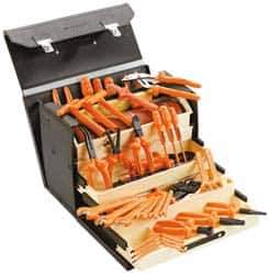 Facom - 38 Piece Insulated Hand Tool Set - Comes in Tool Box - Exact Tool & Supply