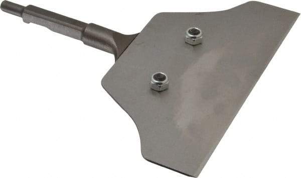 Universal Tool - 8" Head Width, 8" OAL, 1/2" Shank Diam, Flex Blade Scaling Chisel - 1/2 Inch Shank Diameter - Exact Tool & Supply