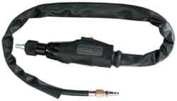 Florida Pneumatic - 5/16" Collet, Straight Handle, Straight Air Die Grinder - 2,800 RPM, 4 CFM, 0.5 hp, 90 psi, 1/4" Inlet - Exact Tool & Supply