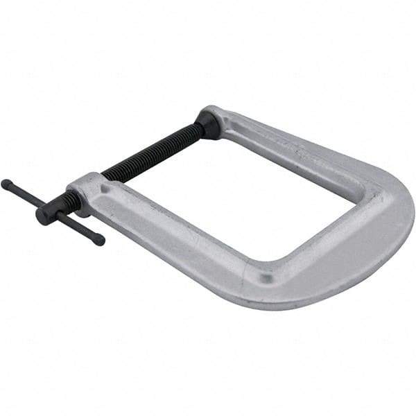 Wilton - Regular-Duty 2-1/2" Max Opening, 4" Throat Depth, Ductile Iron Deep Reach Carriage Clamp - 600 Lb Capacity, 0" Min Opening, Deep Throat - Exact Tool & Supply