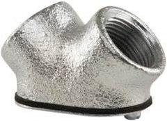 Cooper Crouse-Hinds - 3/4" Trade, Malleable Iron Threaded Angled Rigid/Intermediate (IMC) Conduit Elbow - Insulated - Exact Tool & Supply