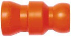 Loc-Line - 10 Piece, 1/2" ID Coolant Hose In-Line Valve - Female to Ball Connection, Acetal Copolymer Body, Unthreaded, Use with Loc-Line Modular Hose Systems - Exact Tool & Supply