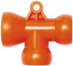 Loc-Line - 1/2" Hose Inside Diam, Coolant Hose T-Fitting - For Use with Loc-Line Modular Hose System, 20 Pieces - Exact Tool & Supply