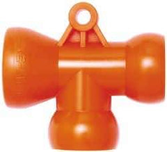 Loc-Line - 1/2" Hose Inside Diam, Coolant Hose T-Fitting - For Use with Loc-Line Modular Hose System, 20 Pieces - Exact Tool & Supply