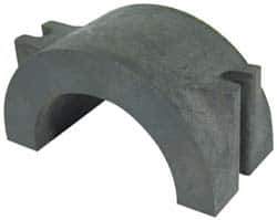 Eclipse - 1-11/16" High x 3-1/2" Wide x 2-3/8" Deep, 75 Lb Max Pull Force, Alnico Separator Magnet - 2-1/8" Gap Width, 5/16" Hole Diam, 1,022°F Max Operating Temp - Exact Tool & Supply