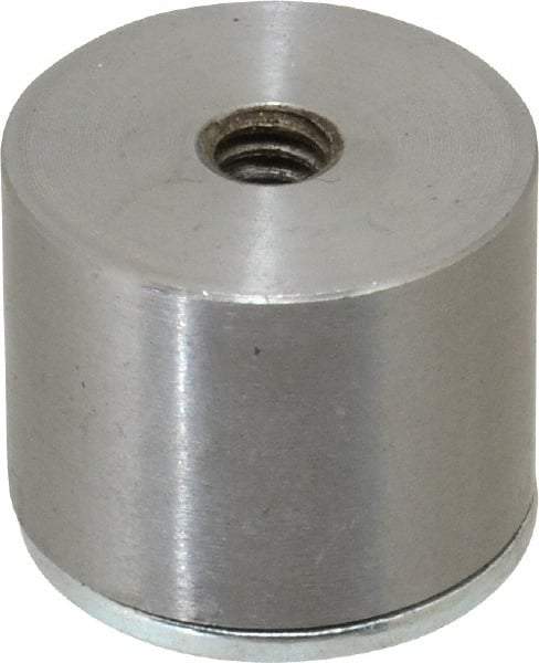 Eclipse - 1" Diam, 1/4-20 Thread, 7 Lb Average Pull Force, Alnico Pot Magnets - 220°C Max Operating Temp, 3/4" High - Exact Tool & Supply