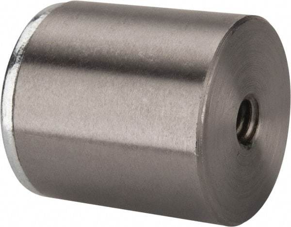 Eclipse - 1" Diam, 1/4-20 Thread, 8 Lb Average Pull Force, Alnico Pot Magnets - 220°C Max Operating Temp, 1" High - Exact Tool & Supply