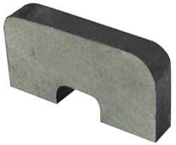 Eclipse - 1/4" Channel Width, 1/4" Long, 2 Lb Max Pull Force, Horseshoe Alnico Channel Magnet - 3/4" Overall Width, 1,022°F Max Operating Temp, 1/2" High - Exact Tool & Supply