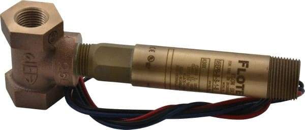 Dwyer - 2,000 psi, Brass Housing, Dwyer Flowtect Flow Switch - Model V6 - Exact Tool & Supply