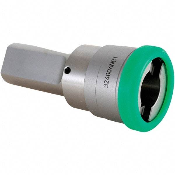 Techniks - 1" Straight Shank Diam Tension & Compression Tapping Chuck - 5/16 to 7/8" Tap Capacity, 2.52" Projection - Exact Tool & Supply