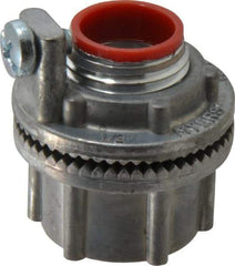 Cooper Crouse-Hinds - 1/2" Trade, Zinc Threaded Rigid/Intermediate (IMC) Conduit Hub - Noninsulated - Exact Tool & Supply