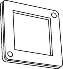 Cooper Crouse-Hinds - Electrical Outlet Box Steel Square Cover - Exact Tool & Supply