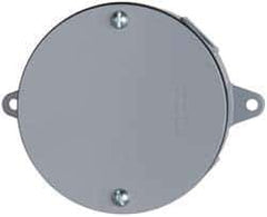 Cooper Crouse-Hinds - Electrical Outlet Box Aluminum Blank Plate - Includes (2) Screws, (4) Closure Plugs, Gasket - Exact Tool & Supply