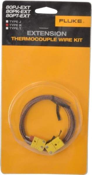 Fluke - Electrical Test Equipment Extension Wire Kit - Use with K-Type Thermometers - Exact Tool & Supply