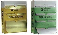 Precision Brand - 4 Piece, 50 Inch Long x 6 Inch Wide x 0.001 to 0.005 Inch Thick, Assortment Roll Shim Stock - Steel, 0.001 to 0.005 Inch Thick - Exact Tool & Supply
