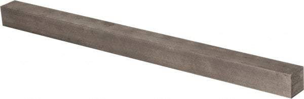 Precision Brand - 12" Long x 3/4" High x 3/4" Wide, Plain Key Stock - Low Carbon Steel - Exact Tool & Supply