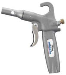 Guardair - 120 Max psi Safety Shield Safety Air Gun - 1/4 NPT, 2" Tube Length, Aluminum - Exact Tool & Supply