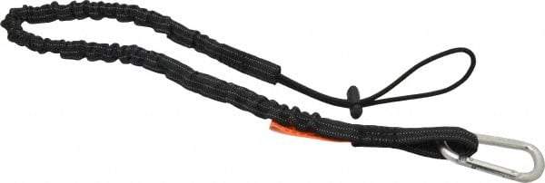 Ergodyne - 35" Stretchable Lanyard - Carabiner Connection, 42" Extended Length - Exact Tool & Supply