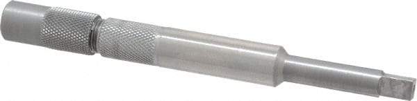 Made in USA - 7/16 Inch Tap, 5 Inch Overall Length, 1/2 Inch Max Diameter, Tap Extension - 0.323 Inch Tap Shank Diameter, 0.323 Inch Extension Shank Diameter, 0.242 Inch Extension Square Size, 1-1/16 Inch Tap Depth, Tool Steel - Exact Tool & Supply