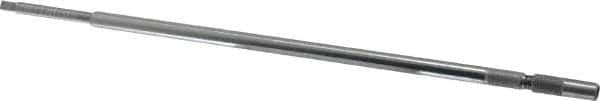 Made in USA - #0 to #6 Inch Tap, 9 Inch Overall Length, 1/4 Inch Max Diameter, Tap Extension - 0.141 Inch Tap Shank Diameter, 0.194 Inch Extension Shank Diameter, 0.152 Inch Extension Square Size, 7/8 Inch Tap Depth, Tool Steel - Exact Tool & Supply