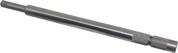 Made in USA - 1/2 Inch Tap, 9 Inch Overall Length, 9/16 Inch Max Diameter, Tap Extension - 0.367 Inch Tap Shank Diameter, 0.367 Inch Extension Shank Diameter, 0.275 Inch Extension Square Size, 11/8 Inch Tap Depth, Tool Steel - Exact Tool & Supply