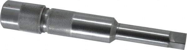 Made in USA - 1/4 Pipe Inch Tap, 6 Inch Overall Length, 7/8 Inch Max Diameter, Tap Extension - 9/16 Inch Tap Shank Diameter, 9/16 Inch Extension Shank Diameter, 0.42 Inch Extension Square Size, Tool Steel - Exact Tool & Supply