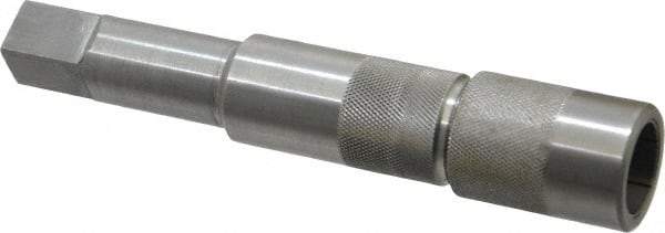 Made in USA - 1 Inch Tap, 6 Inch Overall Length, 1 Inch Max Diameter, Tap Extension - 0.8 Inch Tap Shank Diameter, 0.8 Inch Extension Shank Diameter, 0.6 Inch Extension Square Size, 1-1/2 Inch Tap Depth, Tool Steel - Exact Tool & Supply