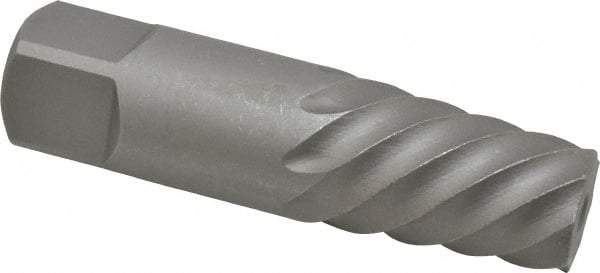 Interstate - Spiral Flute Screw Extractor - #9 Extractor for 1-3/8 to 2" Screw, 4-5/8" OAL - Exact Tool & Supply