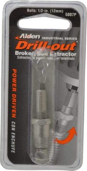 Alden - Screw Extractor - For 1/2" Screw - Exact Tool & Supply