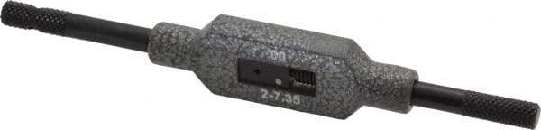 Interstate - 1/8 to 1/4" Tap Capacity, Straight Handle Tap Wrench - 5" Overall Length - Exact Tool & Supply