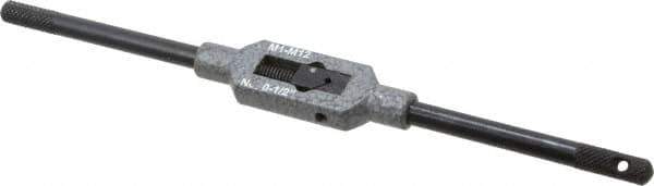 Interstate - 1/8 to 3/8" Tap Capacity, Straight Handle Tap Wrench - 8" Overall Length - Exact Tool & Supply