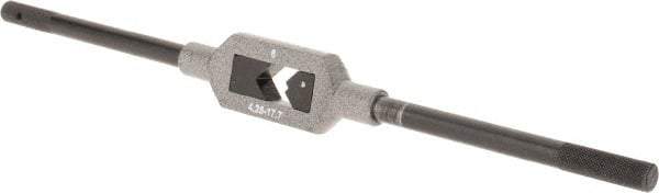 Interstate - 3/16 to 3/4" Tap Capacity, Straight Handle Tap Wrench - 15" Overall Length - Exact Tool & Supply