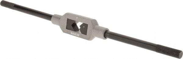 Interstate - 1/4 to 1-1/8" Tap Capacity, Straight Handle Tap Wrench - 19" Overall Length - Exact Tool & Supply