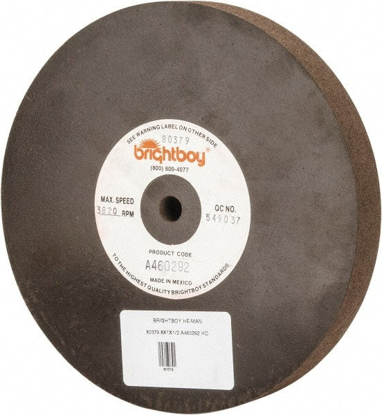 Cratex - 8" Diam x 1/2" Hole x 1" Thick, 46 Grit Surface Grinding Wheel - Exact Tool & Supply