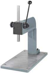 JT&M - 3/4" Ram, 11-5/8" Throat Depth, 200 Lb Manual Arbor Press - 10" Max Work Height x 24" Max Work Width, 12:1 Leverage Ratio, 10" Base Width x 19-1/2" Base Depth - Exact Tool & Supply