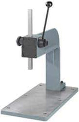 JT&M - 3/4" Ram, 11-5/8" Throat Depth, 200 Lb Manual Arbor Press - 10" Max Work Height x 24" Max Work Width, 12:1 Leverage Ratio, 10" Base Width x 19-1/2" Base Depth - Exact Tool & Supply