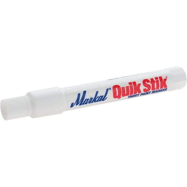 Markal - White Marker/Paintstick - Alcohol Base Ink - Exact Tool & Supply