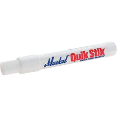 Markal - White Marker/Paintstick - Alcohol Base Ink - Exact Tool & Supply